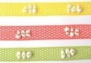Fancy elastic braid, 3 stones